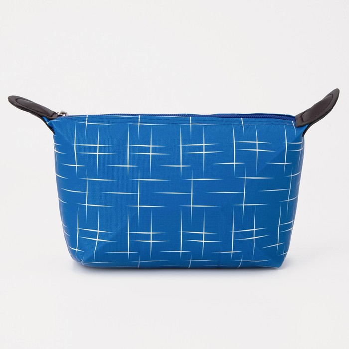 фото Косметичка на молнии, цвет синий