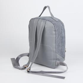 Рюкзак молодёжный, отдел на молнии, наружный карман, цвет серый
Рюкзак молодёжный, отдел на молнии, наружный карман, цвет серый