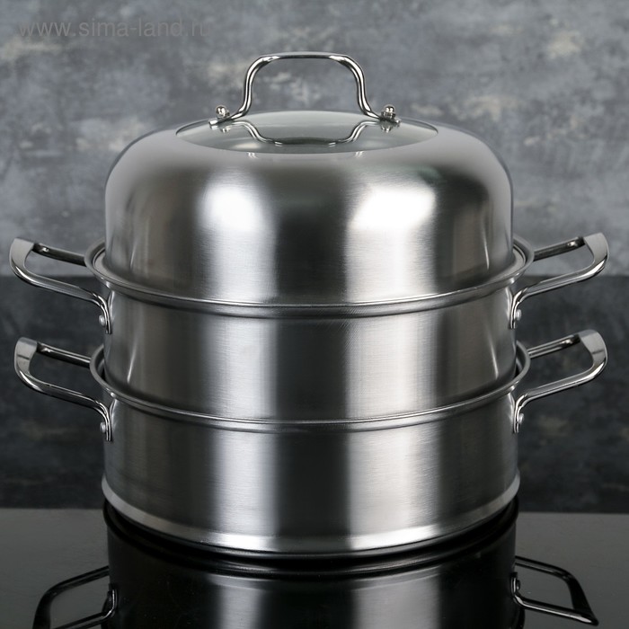 Мантоварка-пароварка «Винсент», 2 уровня
Мантоварка-пароварка «Винсент», 2 уровня