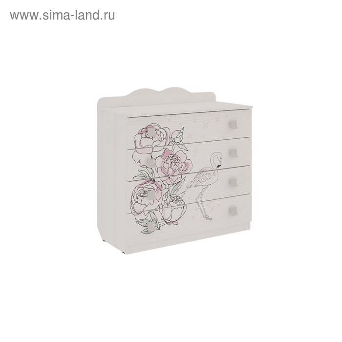 Комод Фэнтези, 900х419х915, Белый рамух
Комод Фэнтези, 900х419х915, Белый рамух