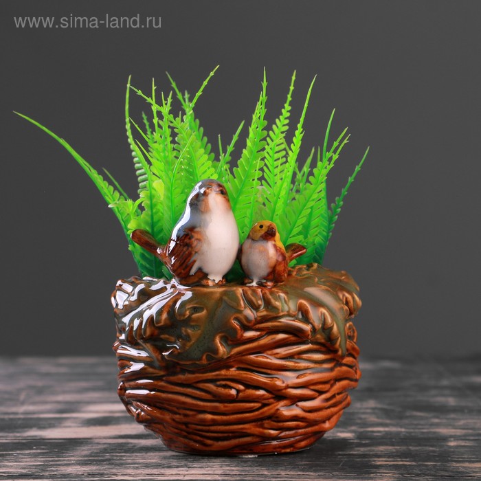 Кашпо "Две птички" микс цвета 12*12*13 см
Кашпо "Две птички" микс цвета 12*12*13 см