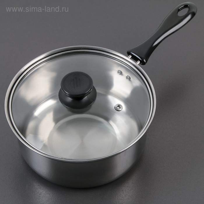 Ковш, 1,5 л, со стеклянной крышкой
Ковш, 1,5 л, со стеклянной крышкой