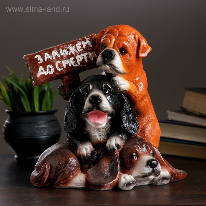 Копилка "Залижем до смерти" 26х27х24см
Копилка "Залижем до смерти" 26х27х24см