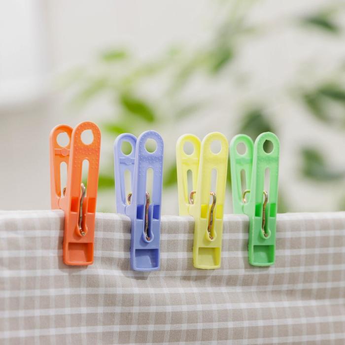 Набор прищепок бельевых, 5,4 см, 20 шт, цвет МИКС
Набор прищепок бельевых, 5,4 см, 20 шт, цвет МИКС