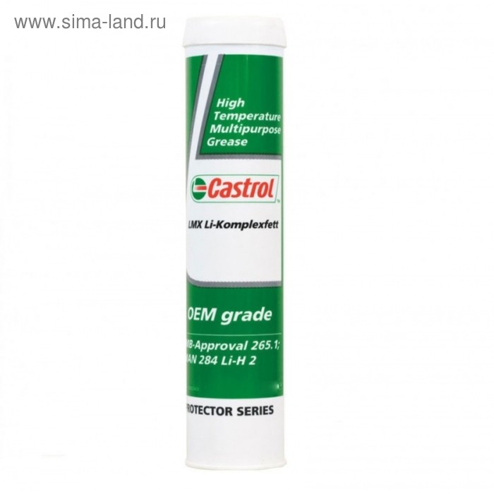 Смазка пластичная Castrol LMX Li-Komplexfett, 400 г
Смазка пластичная Castrol LMX Li-Komplexfett, 400 г