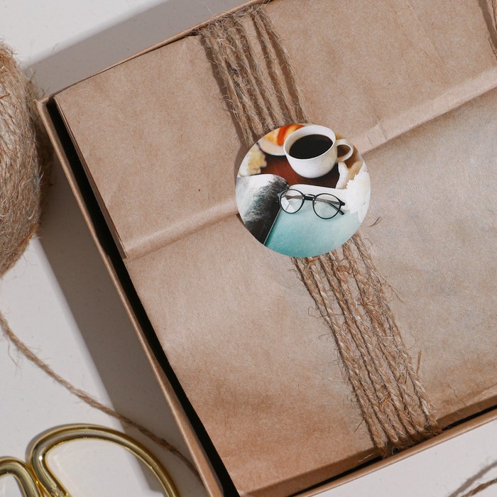 Наклейки на подарки «Время для кофе», 9 × 16 см
Наклейки на подарки «Время для кофе», 9 × 16 см