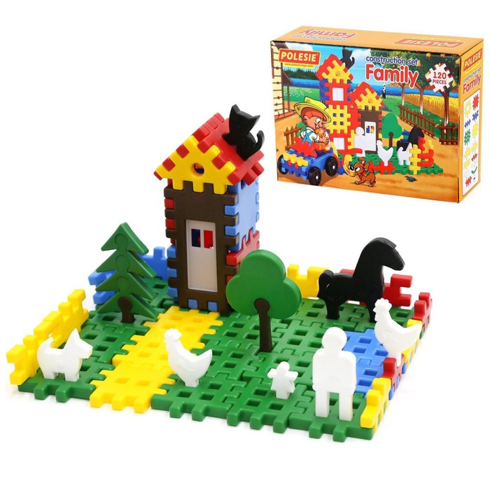 Конструктор «Семья» 120 деталей
Конструктор «Семья» 120 деталей