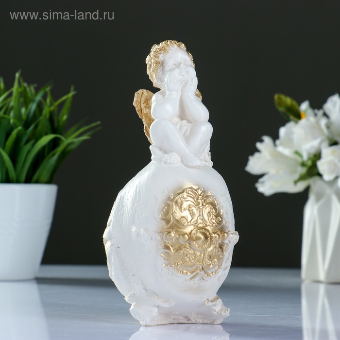 Фигура "Ангел на яйце" 17х8см
Фигура "Ангел на яйце" 17х8см