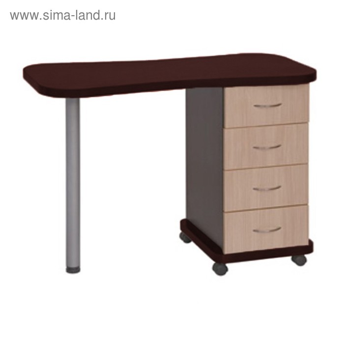 Стол маникюрный ЭСТИ 1, 1050х500х750, цвет венге
Стол маникюрный ЭСТИ 1, 1050х500х750, цвет венге