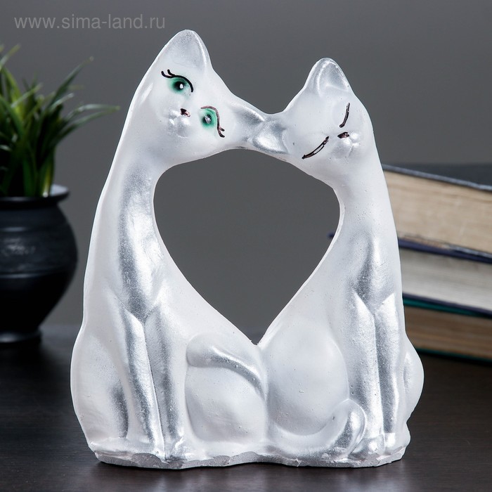 Копилка "Две кошки средняя" белые, 21х17см
Копилка "Две кошки средняя" белые, 21х17см