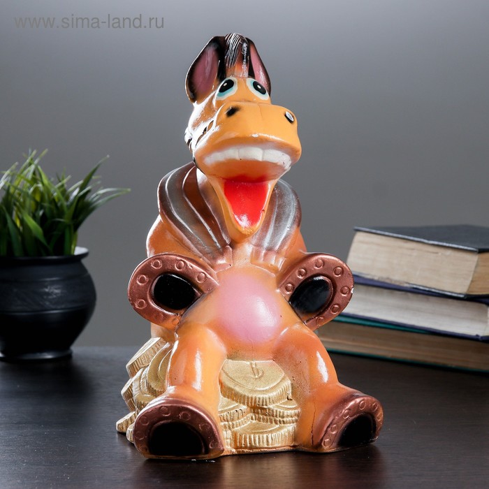 Копилка "Лошадь с подковой" 28х18см, МИКС
Копилка "Лошадь с подковой" 28х18см, МИКС