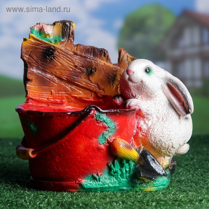 Фигурное кашпо "Зайка" 26х24см
Фигурное кашпо "Зайка" 26х24см