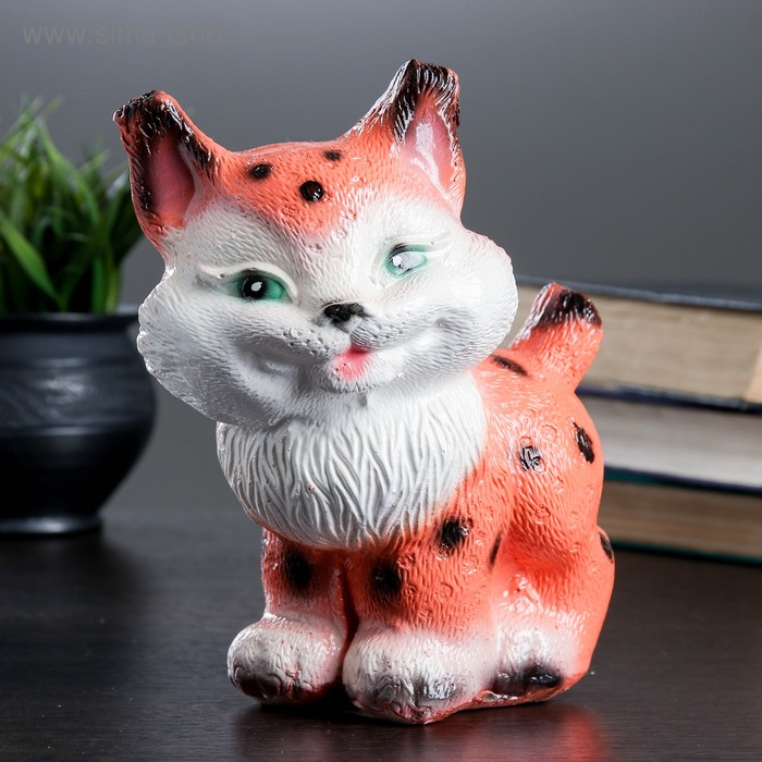 Копилка "Рысёнок" 19х17см
Копилка "Рысёнок" 19х17см