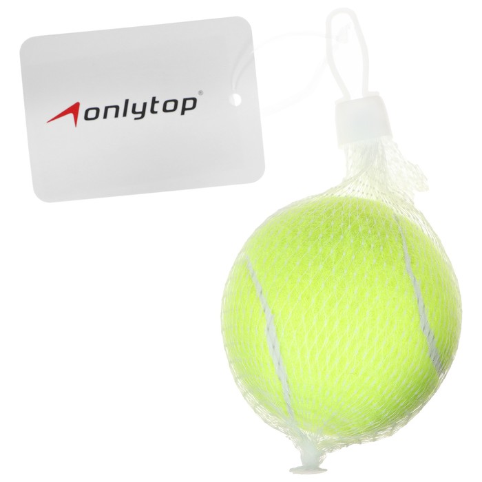 фото Мяч для большого тенниса onlytop № 929, тренировочный, цвет жёлтый