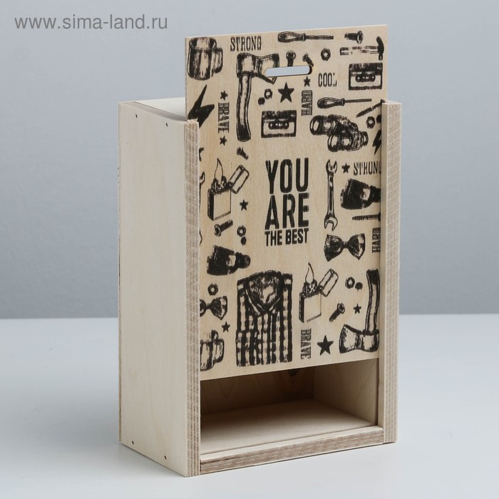 Ящик подарочный деревянный The best, 20 × 14 × 8 см 
Ящик подарочный деревянный The best, 20 × 14 × 8 см