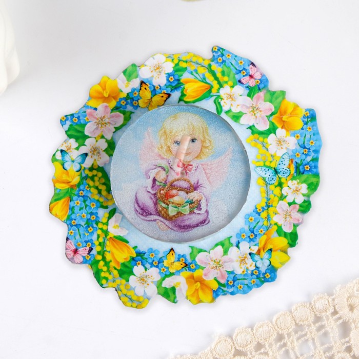 Свеча пасхальная с пожеланием «Ангел», 7.5 х 7.5 см
Свеча пасхальная с пожеланием «Ангел», 7.5 х 7.5 см