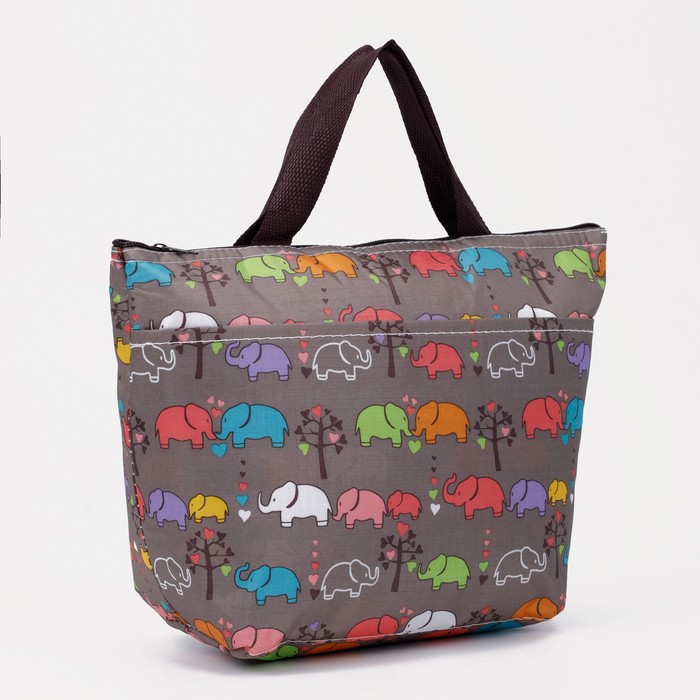 Термосумка на молнии 9,5 л, наружный карман, цвет коричневый
Термосумка на молнии 9,5 л, наружный карман, цвет коричневый