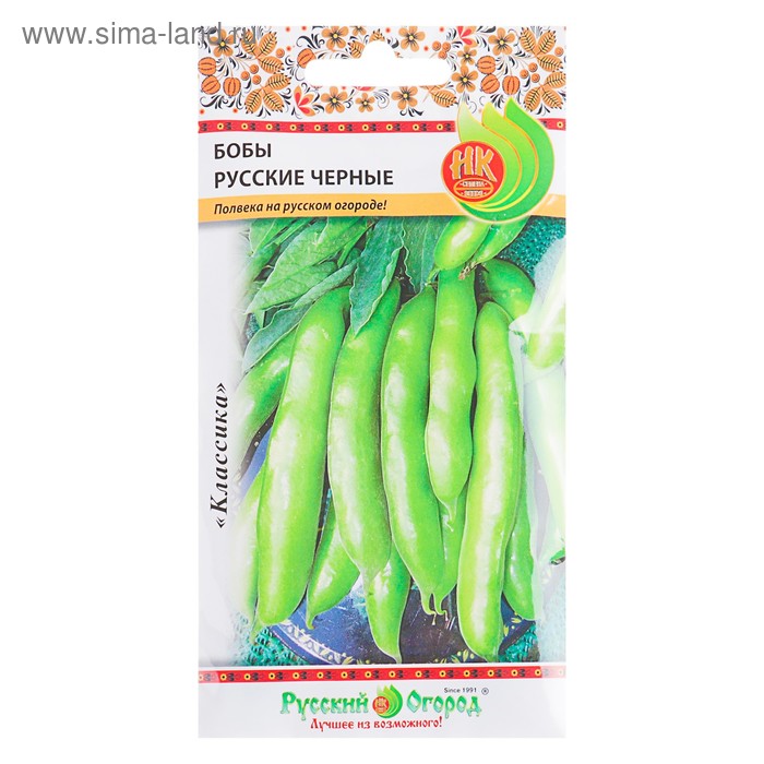 Семена Бобы "Русские Черные" серия Русский огород, 6 г
Семена Бобы "Русские Черные" серия Русский огород, 6 г