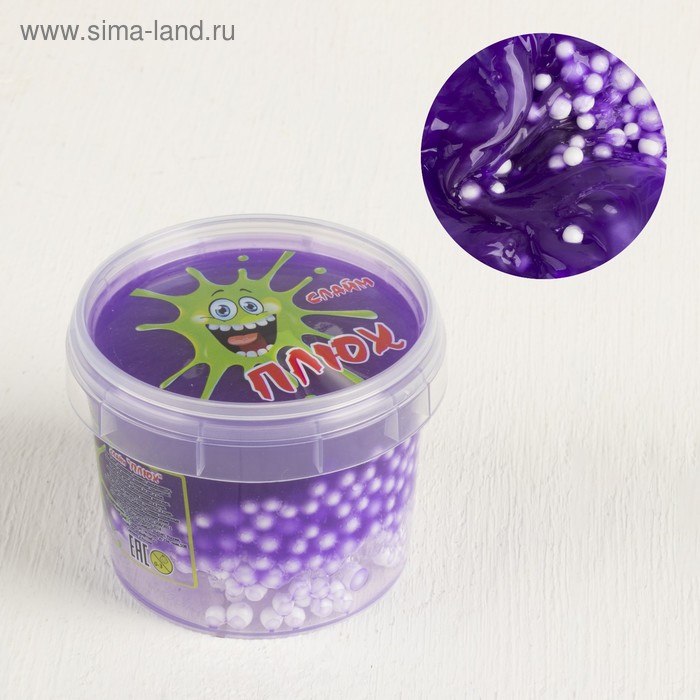 Слайм «Плюх»фиолетовый, туба с шариками, 40 г
Слайм «Плюх»фиолетовый, туба с шариками, 40 г