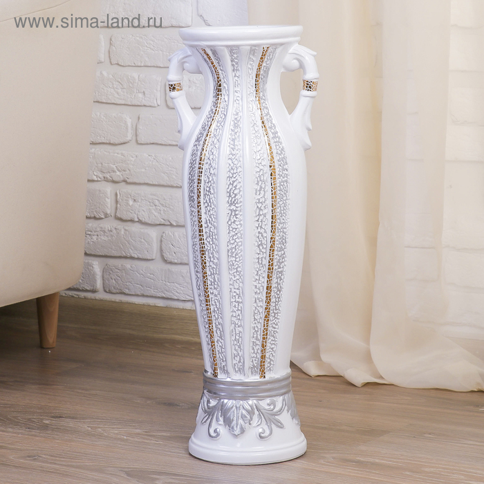 Ваза керамика напольная "Фавор" d-14 см, 17х60 см, 2 вида, белый
Ваза керамика напольная "Фавор" d-14 см, 17х60 см, 2 вида, белый