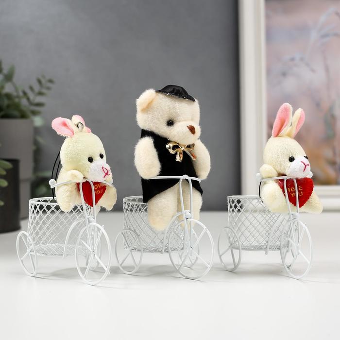 Сувенир металл "Велосипед с медведем/зайцем-джентльменом" МИКС 8,5х10,5х6,5 см
Сувенир металл "Велосипед с медведем/зайцем-джентльменом" МИКС 8,5х10,5х6,5 см