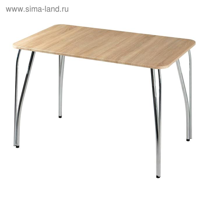 Стол 1100х700х746 Дуб сонома столешница МДФ/чайка хром
Стол 1100х700х746 Дуб сонома столешница МДФ/чайка хром