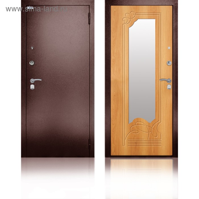 Сейф-дверь «Ольга Милан», 870 × 2050 мм, правая, цвет миланский орех, зеркало
Сейф-дверь «Ольга Милан», 870 × 2050 мм, правая, цвет миланский орех, зеркало