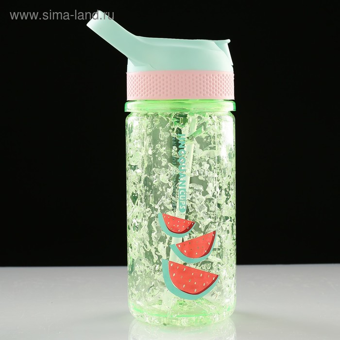 Бутылка для воды "Фрукты" с гелем для охлаждения, 350 мл, микс, 7х20 см
Бутылка для воды "Фрукты" с гелем для охлаждения, 350 мл, микс, 7х20 см