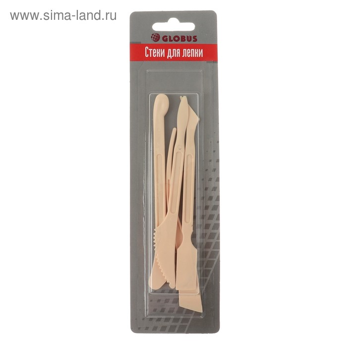 Набор пластиковых стеков для лепки GLOBUS, малый, 4 штуки, профессиональные
Набор пластиковых стеков для лепки GLOBUS, малый, 4 штуки, профессиональные