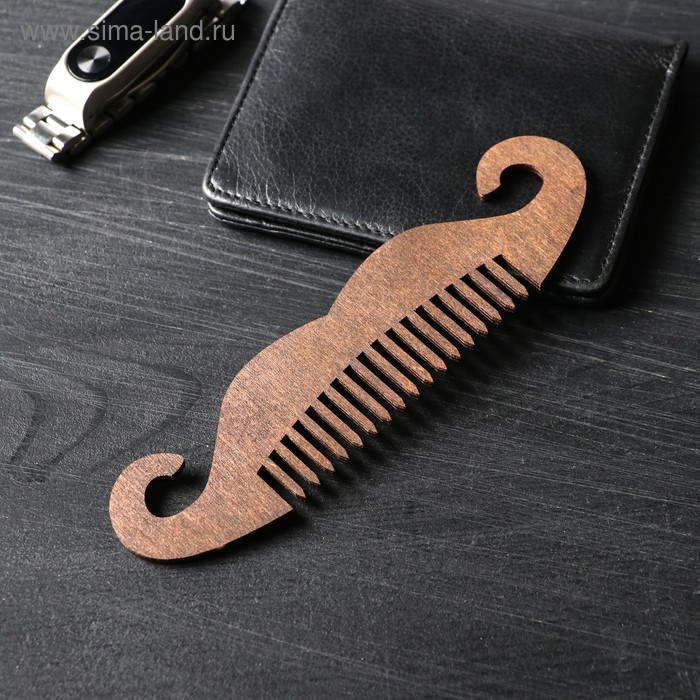 Расческа деревянная "Усы", тип 1
Расческа деревянная "Усы", тип 1