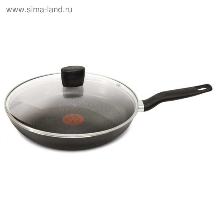 фото Сковорода tefal extra, чёрная, 26 см, с крышкой