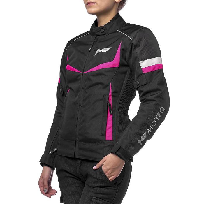 фото Куртка женская astra, размер xxs, чёрно-розовая moteq