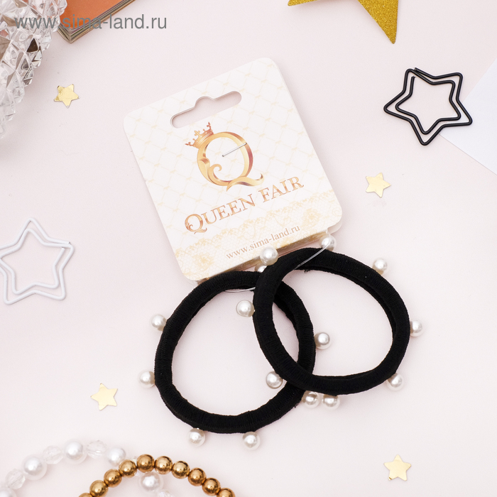 Резинка для волос "Бусинка" (набор 2 шт) окружность, чёрно-белый
Резинка для волос "Бусинка" (набор 2 шт) окружность, чёрно-белый