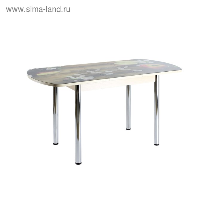 Стол раздвижной с фотопечатью Дэли, 1400(1800)х900х760, Дуб/Дерево/Хром прямые
Стол раздвижной с фотопечатью Дэли, 1400(1800)х900х760, Дуб/Дерево/Хром прямые