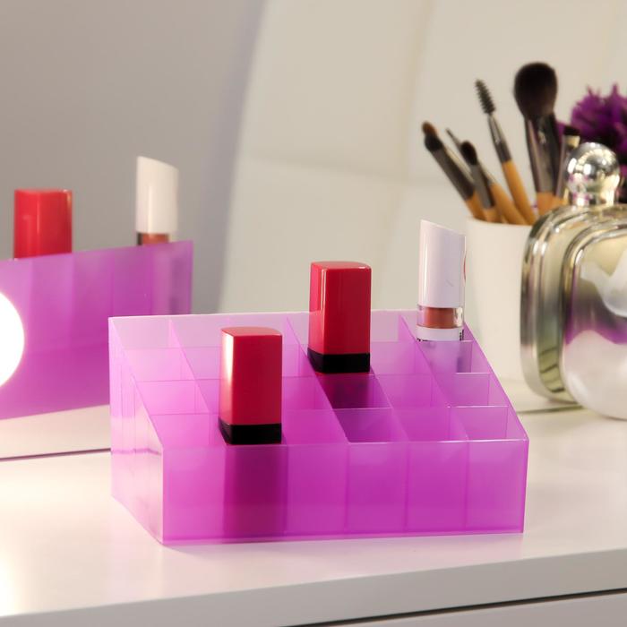 Органайзер для хранения маникюрных/косметических принадлежностей, 24 секции, 14,5 × 9 × 7 см, цвет МИКС
Органайзер для хранения маникюрных/косметических принадлежностей, 24 секции, 14,5 × 9 × 7 см, цвет МИКС