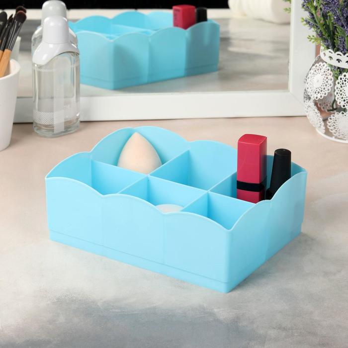 Органайзер для хранения маникюрных/косметических принадлежностей, 6 секций, 17 × 13 × 6 см, цвет МИКС
Органайзер для хранения маникюрных/косметических принадлежностей, 6 секций, 17 × 13 × 6 см, цвет МИКС