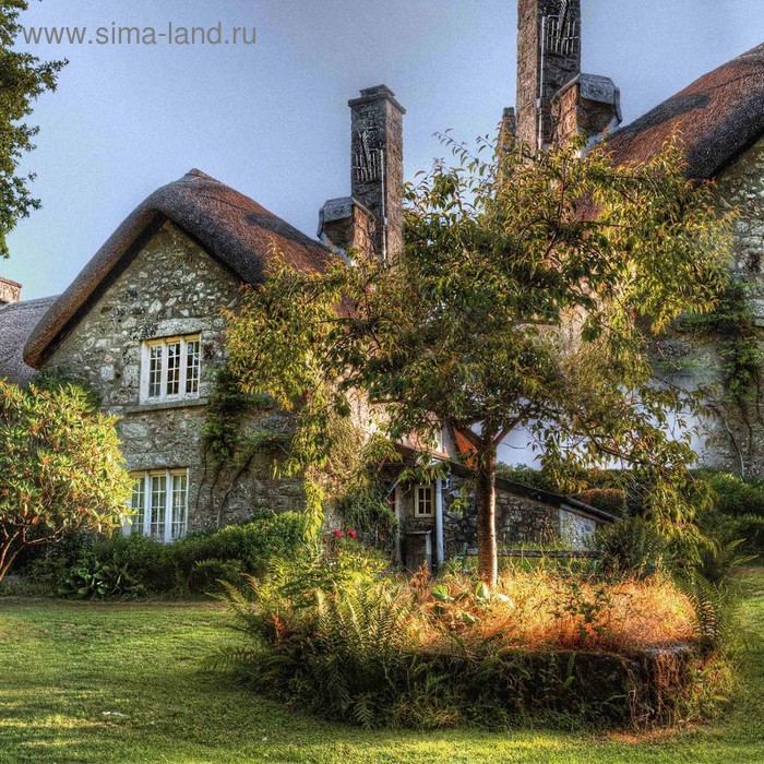 фото Кухонный фартук 600х600 мм, закалённое стекло 4 мм, 4 отверстия под крепёж, цвет арт68