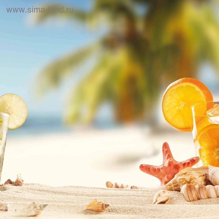 фото Кухонный фартук 600х600 мм, закалённое стекло 4 мм, 4 отверстия под крепёж, цвет арт73