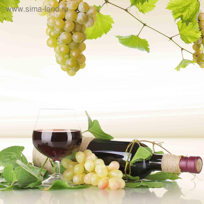 фото Кухонный фартук 600х600 мм, закалённое стекло 4 мм, 4 отверстия под крепёж, цвет арт691