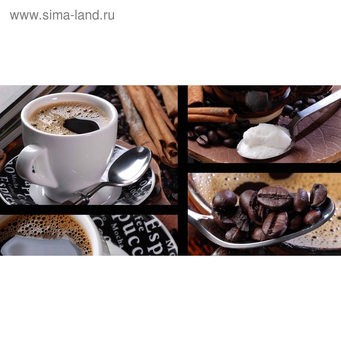 фото Кухонный фартук 1200х600 мм, закалённое стекло 4 мм, 4 отверстия под крепёж, цвет нп0081