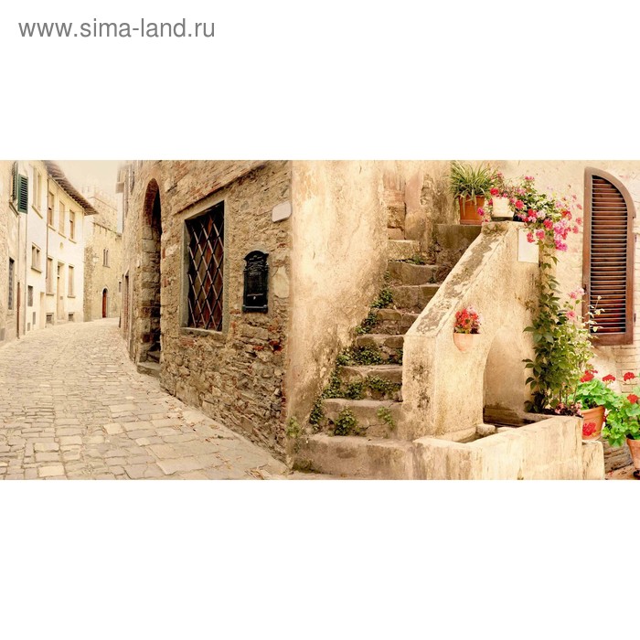 фото Кухонный фартук 1200х600 мм, закалённое стекло 4 мм, 4 отверстия под крепёж, цвет арт760