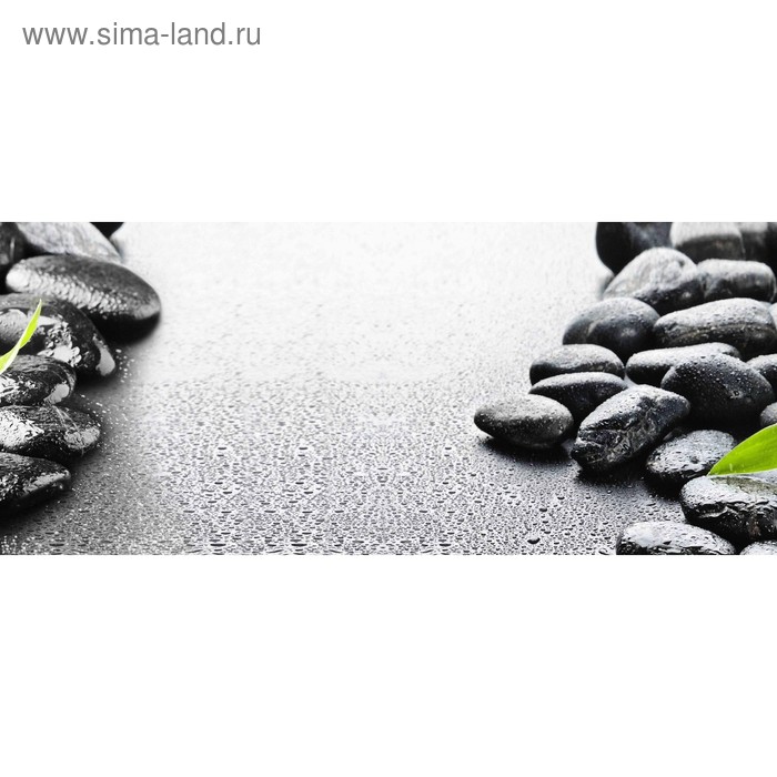 фото Кухонный фартук 1400х600 мм, закалённое стекло 4 мм, 6 отверстий под крепёж, цвет арт53