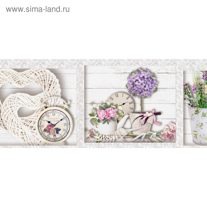 фото Кухонный фартук 1400х600 мм, закалённое стекло 4 мм, 6 отверстий под крепёж, цвет арт203