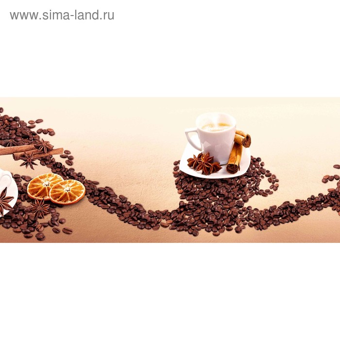 фото Кухонный фартук 1400х600 мм, закалённое стекло 4 мм, 6 отверстий под крепёж, цвет арт276