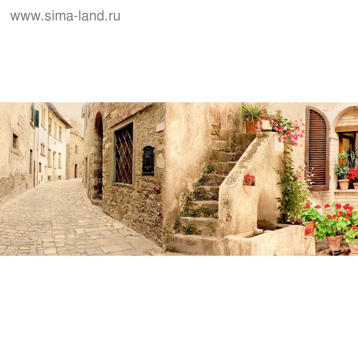 фото Кухонный фартук 1400х600 мм, закалённое стекло 4 мм, 6 отверстий под крепёж, цвет арт760