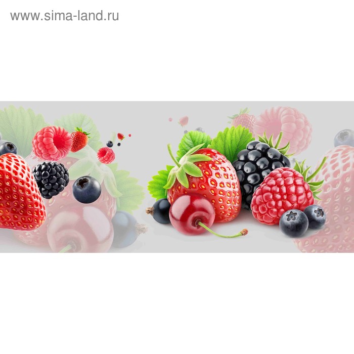 фото Кухонный фартук 1400х600 мм, закалённое стекло 4 мм, 6 отверстий под крепёж, цвет арт1836