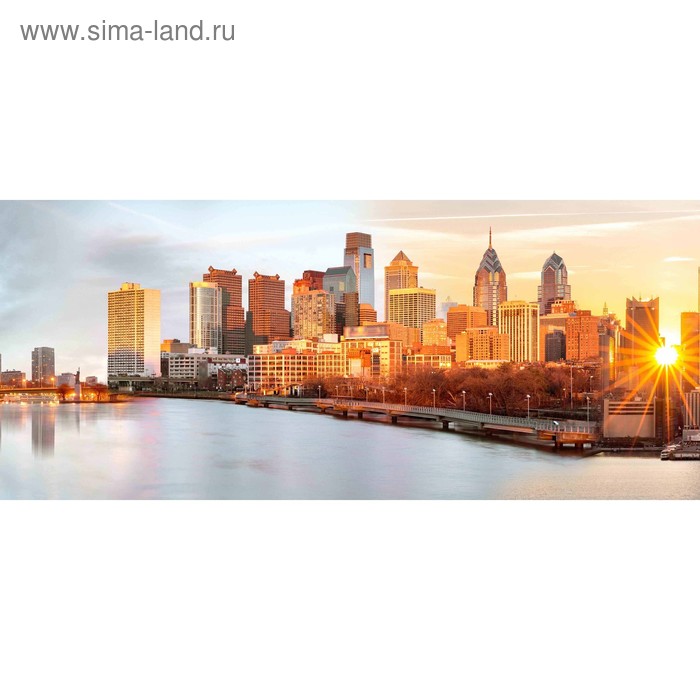 фото Кухонный фартук 1400х600 мм, закалённое стекло 4 мм, 6 отверстий под крепёж, цвет арт1756