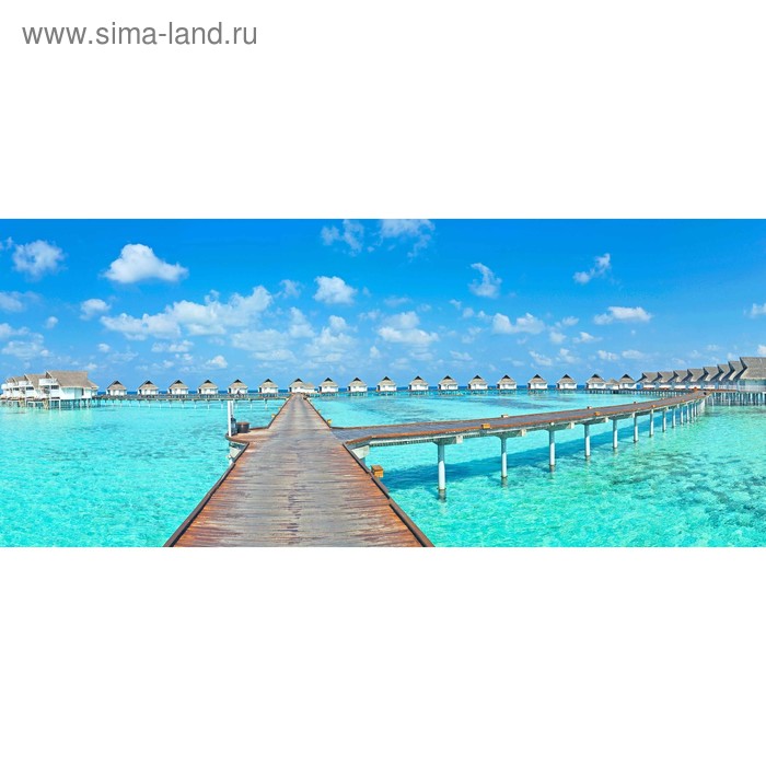 фото Кухонный фартук 1400х600 мм, закалённое стекло 4 мм, 6 отверстий под крепёж, цвет мп0072