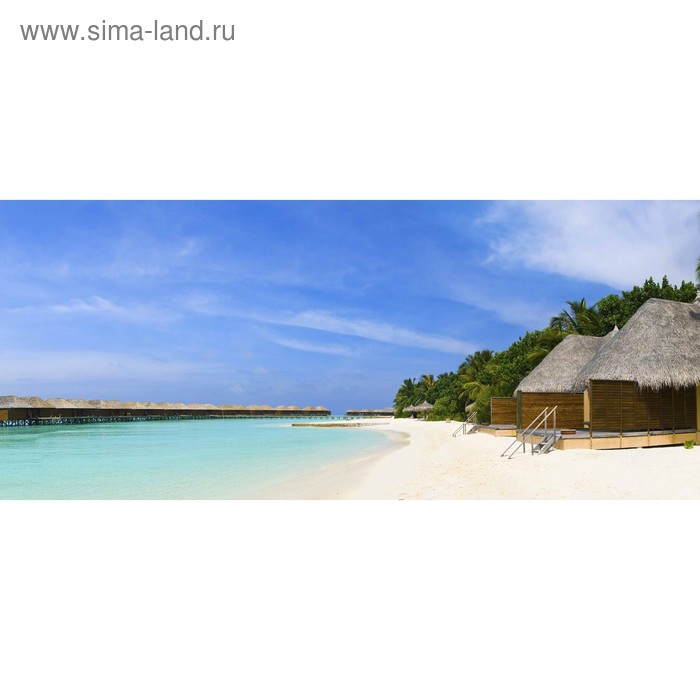 фото Кухонный фартук 1400х600 мм, закалённое стекло 4 мм, 6 отверстий под крепёж, цвет мп0166