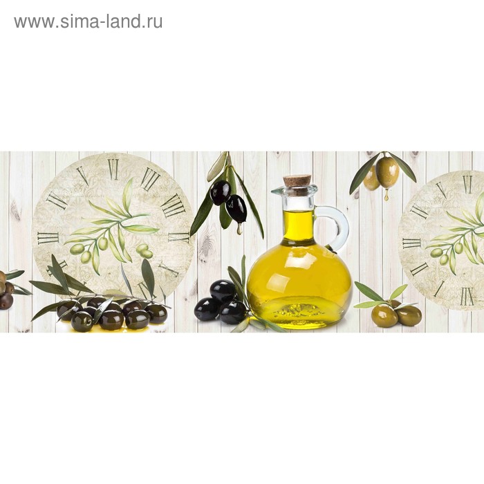 фото Кухонный фартук 1600х600 мм, закалённое стекло 4 мм, 6 отверстий под крепёж, цвет арт209